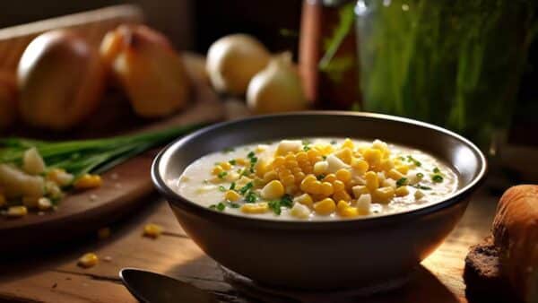 receita sopa de milho