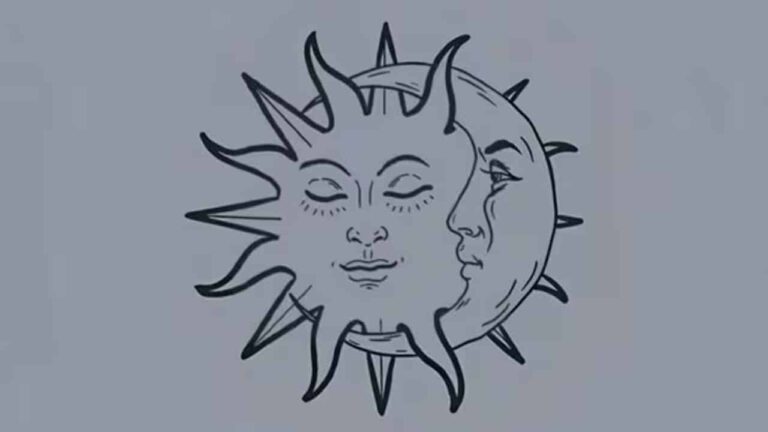 teste visual sol e lua