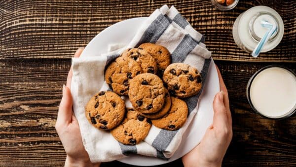 Receita de cookies fácil