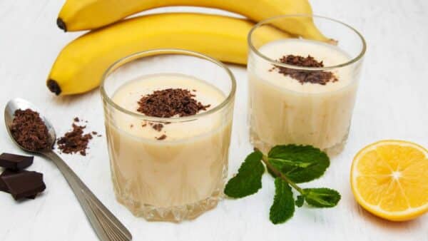 Receita de milkshake de banana