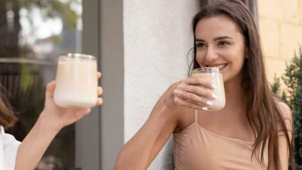 Shake natural para aumentar do bumbum