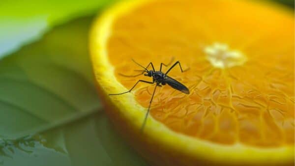 eliminar os mosquitos das frutas