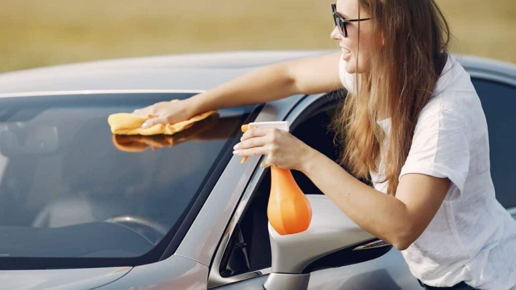 limpar marcas de mosquitos do seu carro