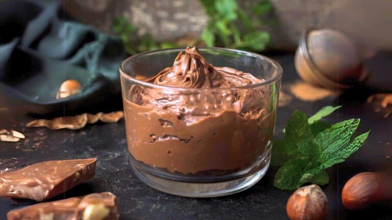 mousse de chocolate