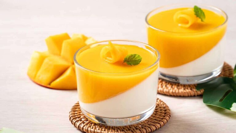 receita de mousse de manga