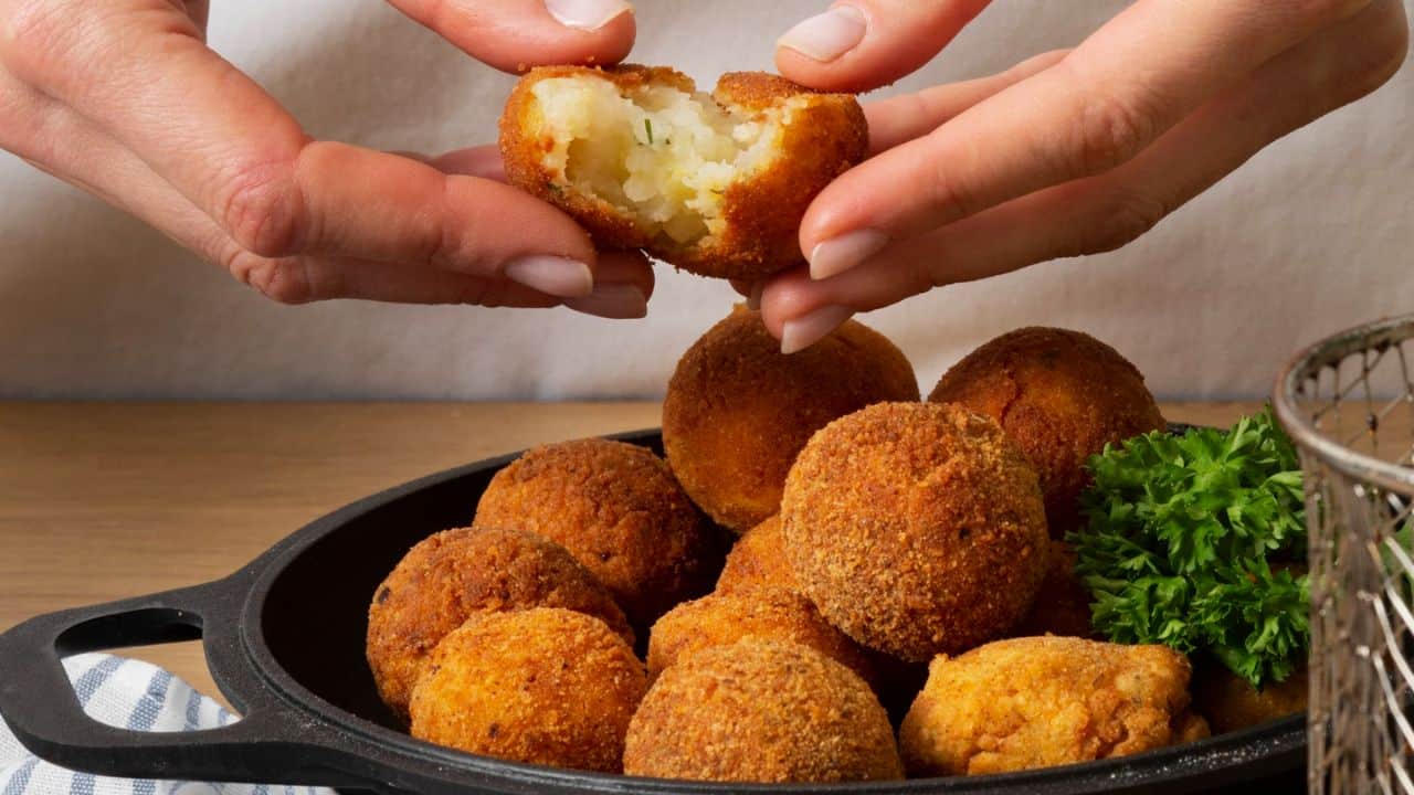 Croquetes de atum Receita