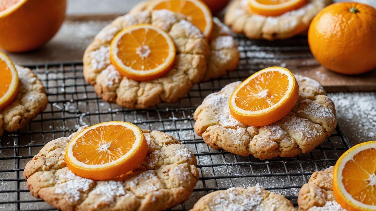 Receita fácil de biscoitos de laranja