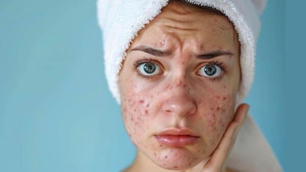 máscara para eliminar acnes da pele