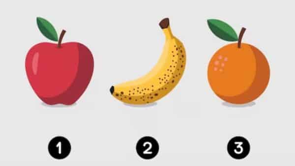 Escolha um das frutas do Teste