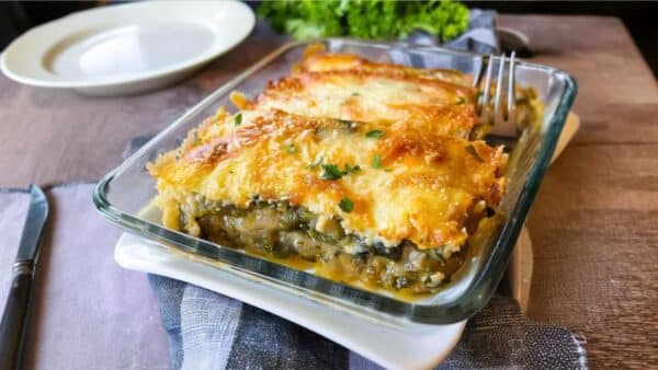 Torta de abobrinha com carne moída