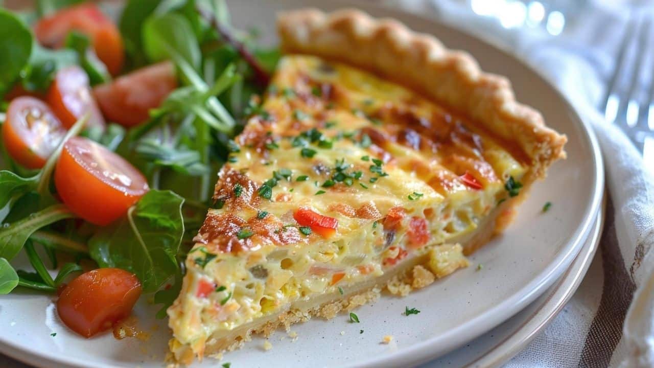 Torta de legumes super saborosa e rápida de fazer!