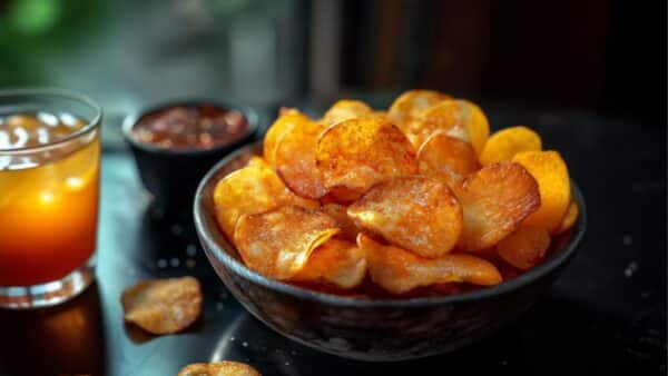 Batatas fritas na airfryer