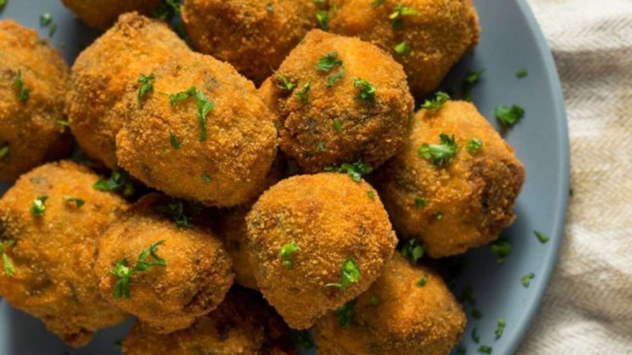 Bolinho frito de grão de bico