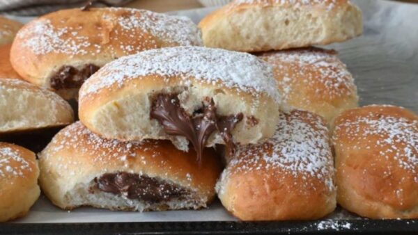 Brioches de Nutella Doce irresistível