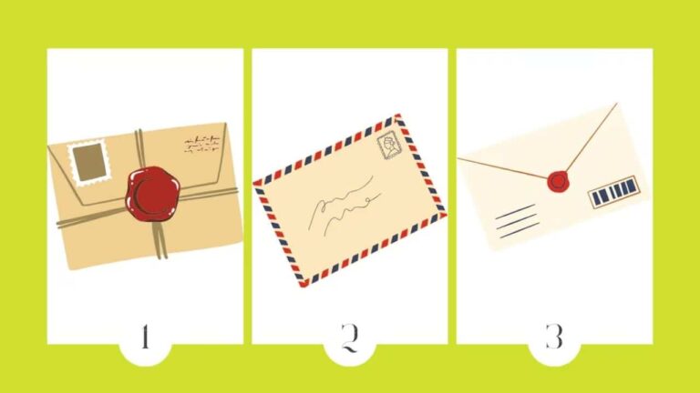 TESTE Escolha um envelope