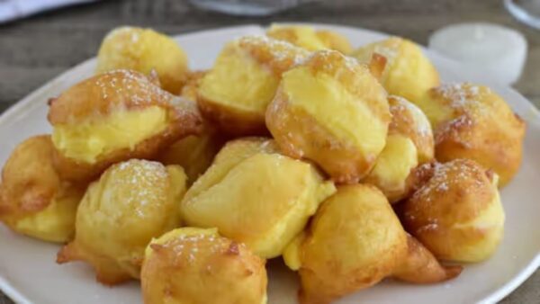 Donuts com creme de limão