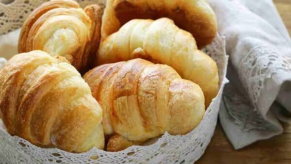 croissants para café da manhã