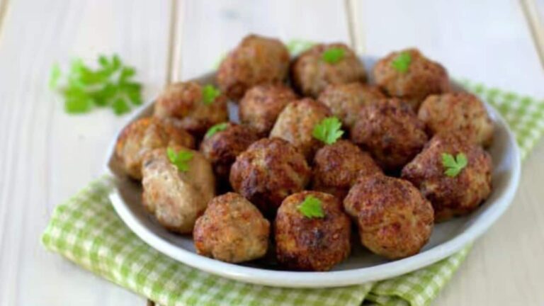 Almôndegas na Air Fryer
