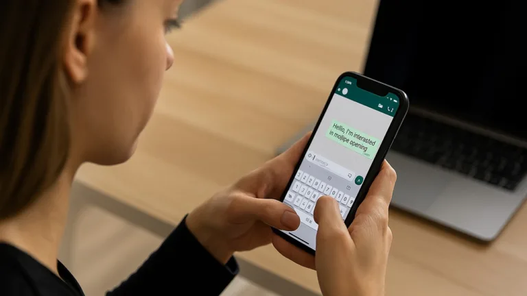 conseguir um emprego usando o WhatsApp