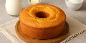 delicioso bolo de leite condensado no liquidificador