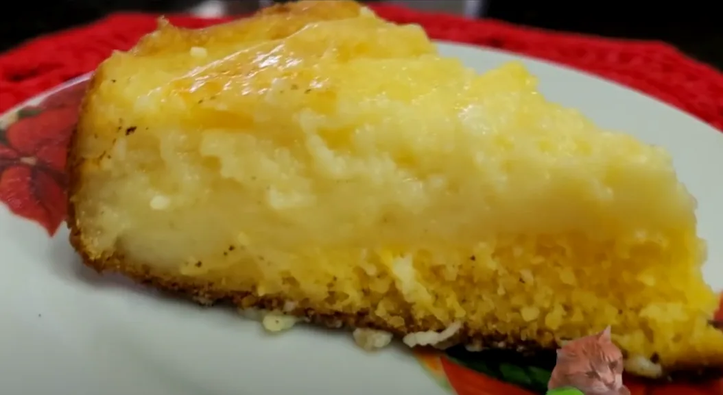 Bolo super cremoso de fubá
