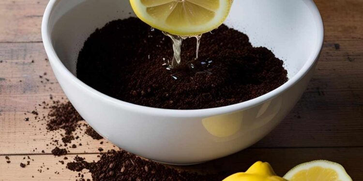 Borra de Café com Limão: solução natural para limpeza, beleza e jardim
