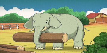 1% das pessoas vê o animal escondido no elefante