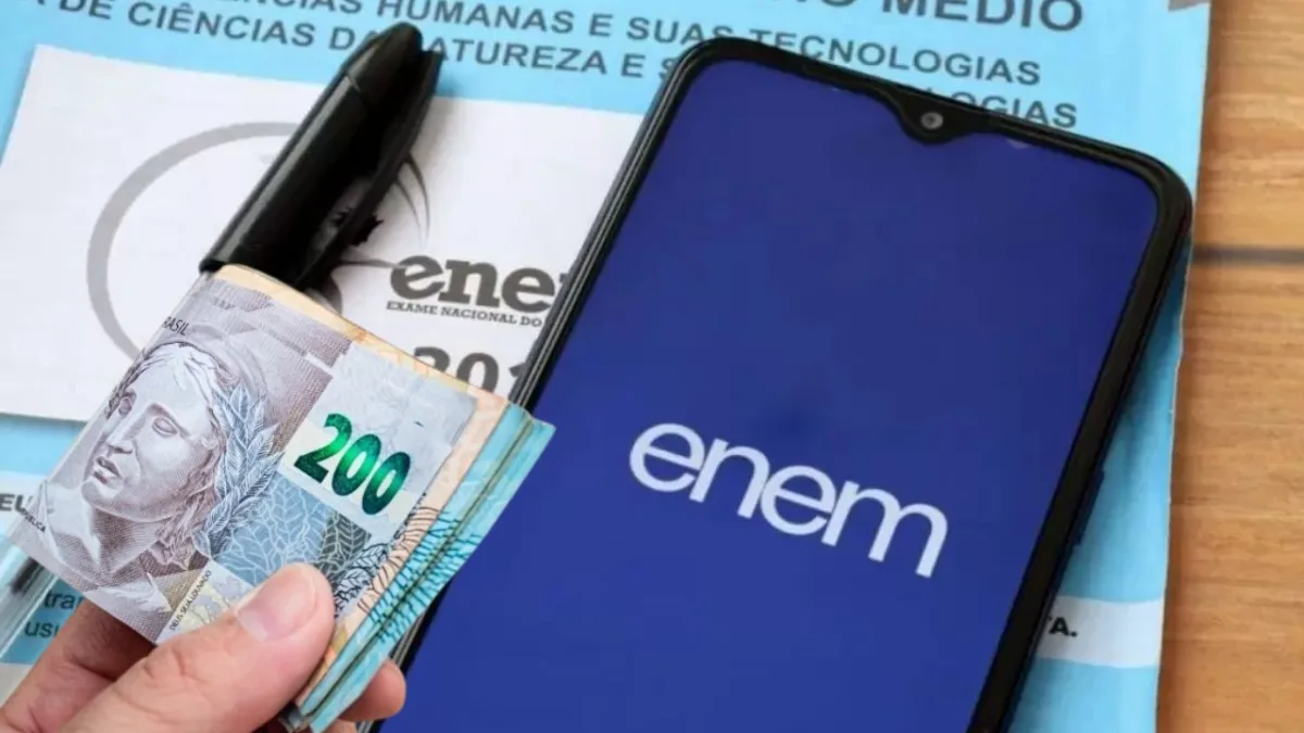 receber R$ 200 ao se inscrever no ENEM