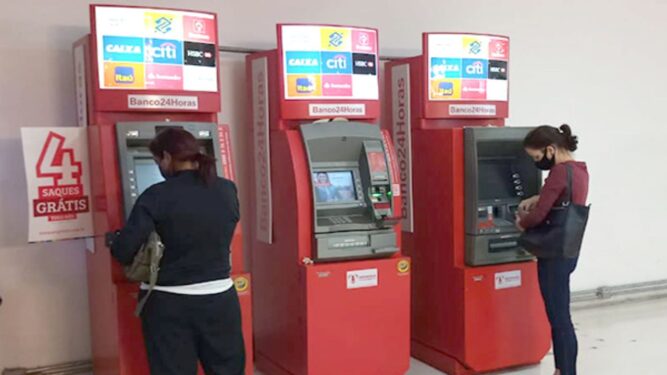 erro no caixa eletrônico golpe