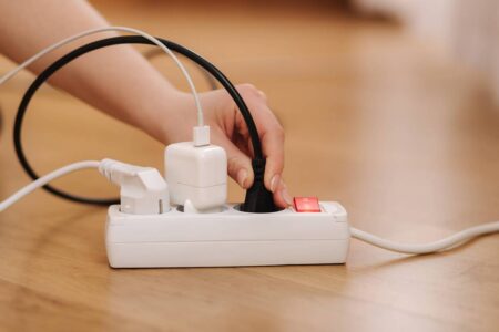 Dispositivo que não deve ser conectado a extensão