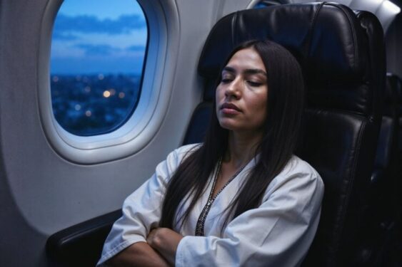 dormir no avião sem usar remédio
